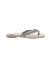 Eddie Bauer Silver Flip Flops Size 7 1/2 - photo 1