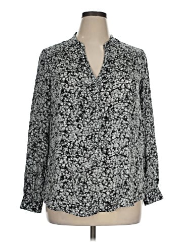 Daisy Fuentes Long Sleeve Blouse (view 1)