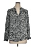 Daisy Fuentes 100% Polyester Gray Long Sleeve Blouse Size XL - photo 1