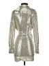 Zara Metallic Silver Cocktail Dress Size XS - photo 2