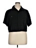 Vetta Black Short Sleeve Button-Down Shirt Size XL - photo 1