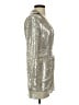 Zara Metallic Silver Cocktail Dress Size XS - photo 4