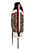 Pam & Gela 100% Polyester Animal Print Black Track Jacket Size P (petite) - photo 5