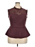 Torrid Purple Burgundy Sleeveless Blouse Size 2X Plus (2) - photo 1