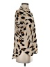W5 100% Polyester Animal Print Tan Short Sleeve Blouse Size S - photo 4