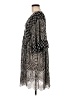 Akemi + Kin 100% Polyester Paisley Silver Cocktail Dress Size 6 - photo 5