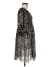 Akemi + Kin 100% Polyester Paisley Silver Cocktail Dress Size 6 - photo 4