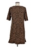 Lands' End Animal Print Brown Casual Dress Size M (petite) - photo 2