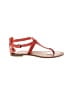 Lands' End Orange Sandals Size 8 - photo 1