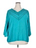 Umgee Teal 3/4 Sleeve Blouse Size XXL - photo 1