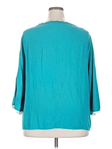 Umgee 3/4 Sleeve Blouse (view 2)