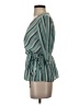 Sienna Sky 100% Polyester Teal 3/4 Sleeve Blouse Size XS - photo 5