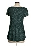 Anthropologie 100% Polyester Teal Short Sleeve Top Size 0 - photo 2