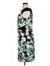 Worthington Print Blue Cocktail Dress Size 16 - photo 5