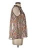 Maison d' Amelie 100% Polyester Paisley Brown Sleeveless Blouse Size S - photo 4