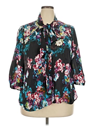 Elementz 3/4 Sleeve Blouse (view 1)