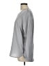 Lands' End 100% Polyester Gray Long Sleeve Blouse Size 12 - photo 5