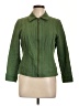 Coldwater Creek 100% Cotton Jacquard Green Jacket Size 10 (petite) - photo 1