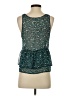 Kirra 100% Polyester Teal Sleeveless Blouse Size S - photo 2