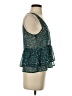 Kirra 100% Polyester Teal Sleeveless Blouse Size S - photo 4