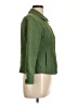 Coldwater Creek 100% Cotton Jacquard Green Jacket Size 10 (petite) - photo 4