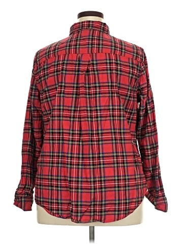 St. John's Bay Long Sleeve Button-Down Shirt (view 2)