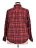 St. John's Bay 100% Cotton Plaid Red Long Sleeve Button-Down Shirt Size XXL - photo 2
