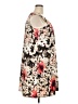 Perceptions Print Brown Casual Dress Size 18 - photo 4