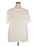 Theory 100% Cotton Ivory Short Sleeve Turtleneck Size XXL - photo 1