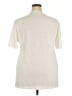 Theory 100% Cotton Ivory Short Sleeve Turtleneck Size XXL - photo 2