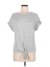 Caution to the Wind Gray Short Sleeve Top Size M - photo 1