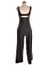 Assorted Brands Solid Brown Jumpsuit Size M - photo 2