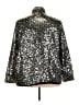 Marisol 100% Rayon Metallic Silver Jacket Size 3X - photo 2