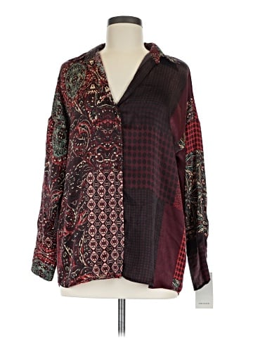 Zara Basic Long Sleeve Blouse (view 1)