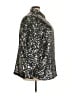 Marisol 100% Rayon Metallic Silver Jacket Size 3X - photo 4