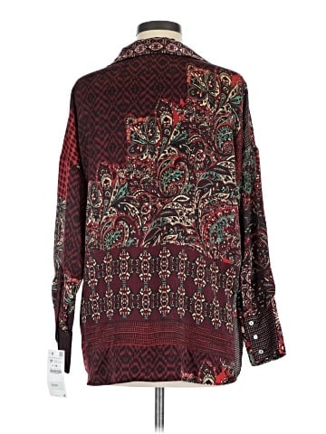 Zara Basic Long Sleeve Blouse (view 2)