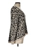 Billabong Animal Print Tan Pullover Sweater Size L - photo 4