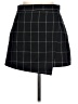 Forever 21 Plaid Black Casual Skirt Size L - photo 1