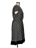 Studio One Argyle Black Casual Dress Size L (petite) - photo 4