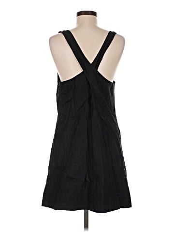 Madewell Cross-Back A-Line Mini Dress in 100% Linen (view 2)