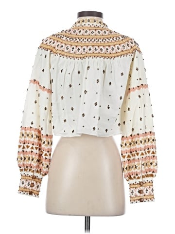 Veronica Beard Long Sleeve Blouse (view 2)