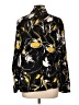 Thalia Sodi 100% Polyester Floral Black Long Sleeve Blouse Size L - photo 2
