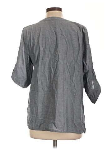 J.Jill 3/4 Sleeve Button-Down Shirt (view 2)