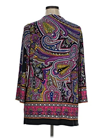 Susan Graver 3/4 Sleeve Blouse (view 2)