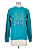 Assorted Brands Paisley Teal Sweatshirt Size S - photo 1
