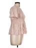 Urban Romantics 100% Rayon Pink Short Sleeve Blouse Size L - photo 4