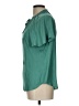Apt. 9 Teal Short Sleeve Blouse Size L - photo 5