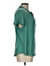 Apt. 9 Teal Short Sleeve Blouse Size L - photo 4