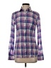 J.Crew Plaid Purple Long Sleeve Button-Down Shirt Size 00 - photo 1
