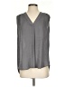 Vince. Gray Sleeveless Blouse Size S - photo 1